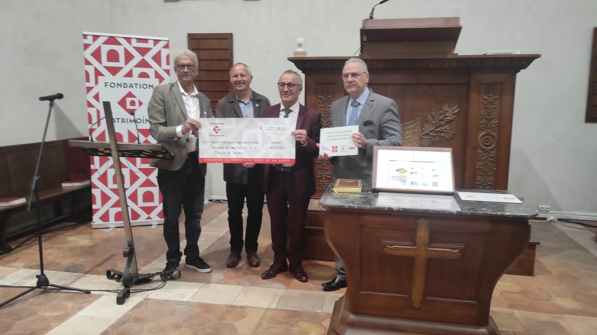 Saumur. Le temple protestant inauguré