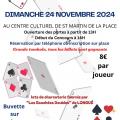 Concours de belote - Saint-Martin-de-la-Place (49)