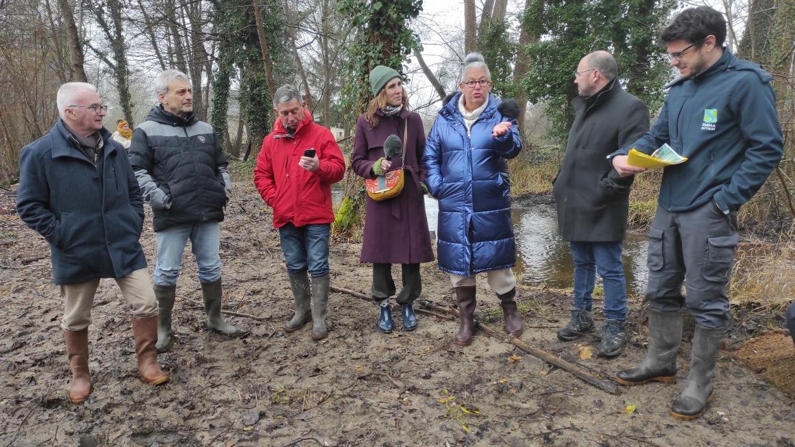 ACTU : Benais. Restauration de la continuité du Changeon au moulin Bertrand